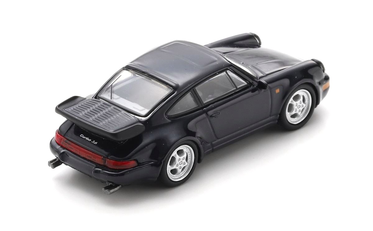 Porsche 911 Turbo (965) black 1:64 Schuco