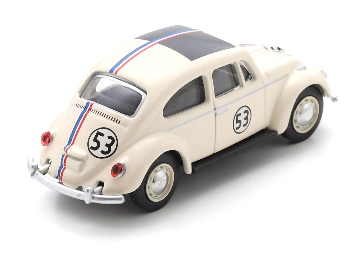 Volkswagen Kever Herbie #53 Rally cream/red/blue 1:64 Schuco