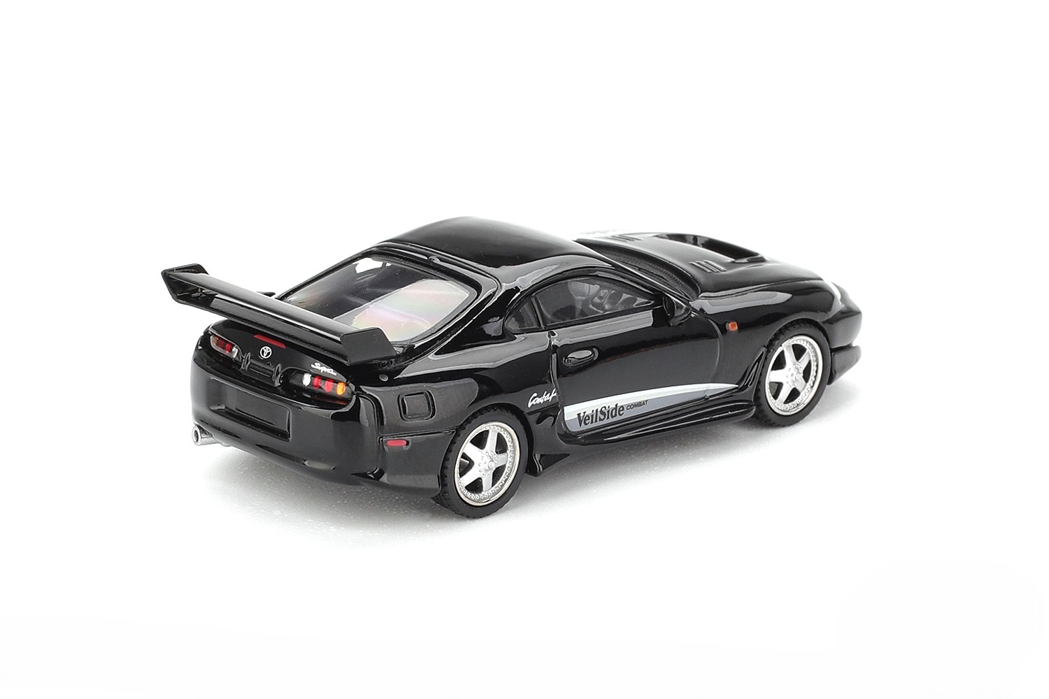 Toyota Supra MK4 (A80) 2011 Veilside Combat V-II black 1:64 Mini GT