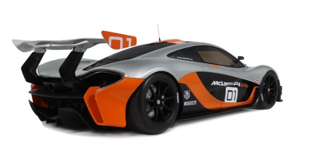 McLaren P1 GTR 2014 pebble beach grey 1:8 GT Spirit