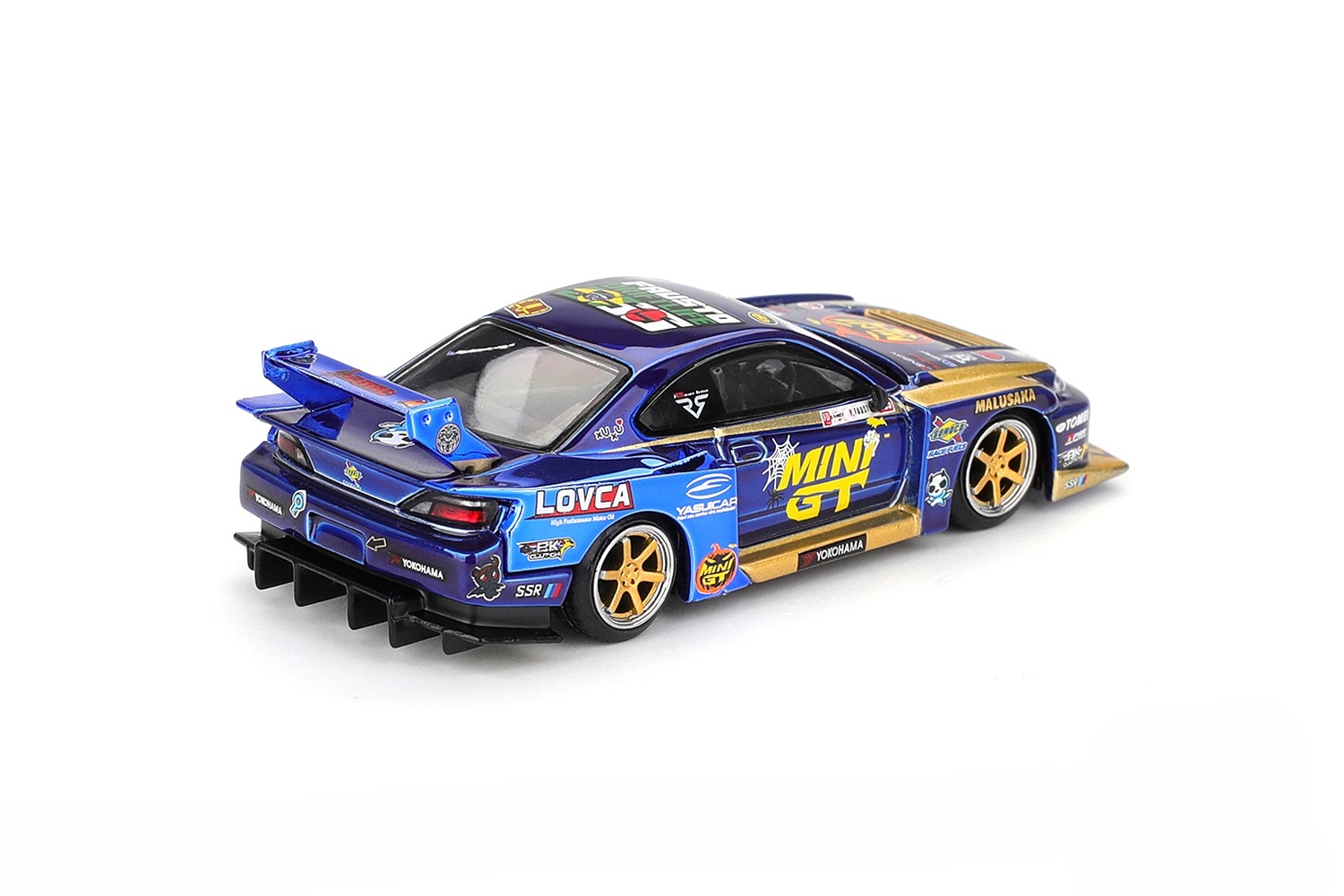 Nissan Silvia S15 LB-Super Team Mini GT Silhouette #555 Liberty Walk Formula Drift 2025 1:64 Mini GT