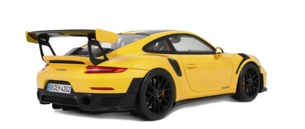 Porsche 911 GTS2 RS Nürburgring Lap Record 2017 yellow 1:18 GT Spirit