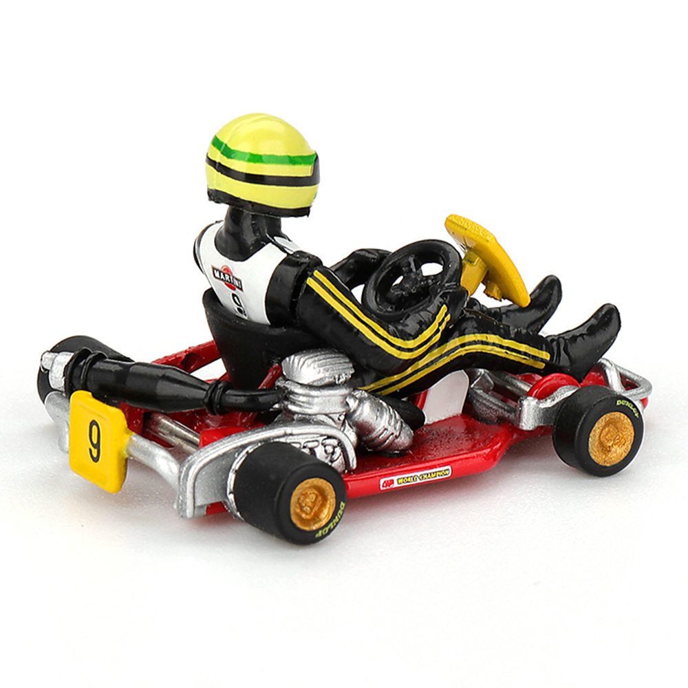 Senna Kart Formula K #9 A. Senna da Silva Karting World Championship 1981 1:64 Mini GT