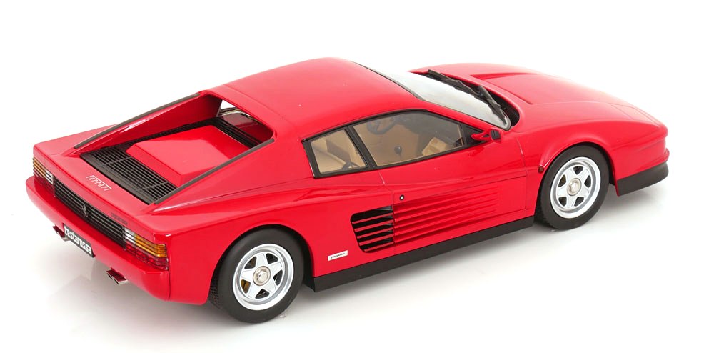 Ferrari Testarossa 1986 red/beige interior 1:18 KK Scale