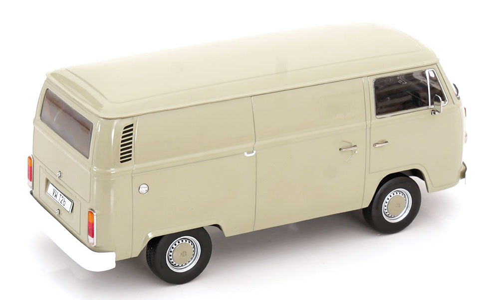 Volkswagen T2b Delivery Van 1972 light grey 1:18 KK Scale