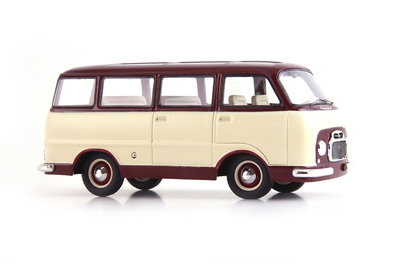 Škoda 979-I Prototype 1956 ivory/dark red 1:43 AutoCult