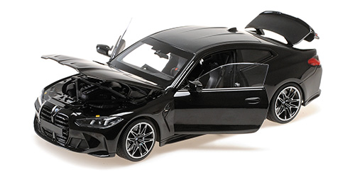BMW M4 2024 black metallic 1:18 Minichamps