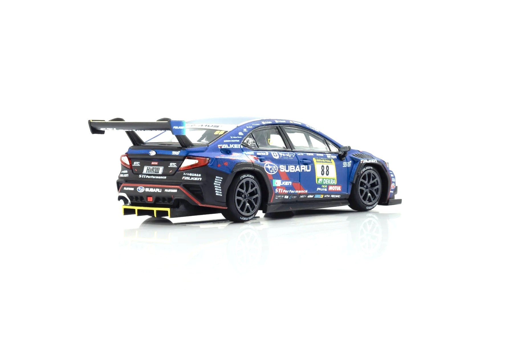 Subaru WRX STI #88 C. van Dam/T.Schrick/K.Sasaki/R.Kubo NBR 2024 With LED With Book 1:64 Kyosho