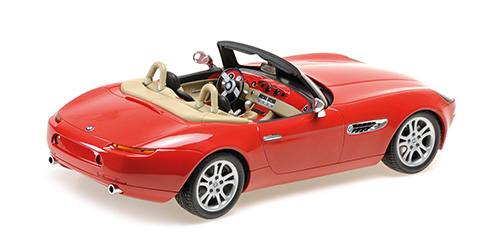 BMW Z8 Roadster 2000 red 1:18 Minichamps 