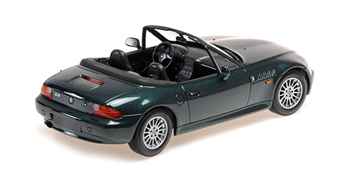 BMW Z3 Roadster 1997 dark green metallic 1:18 Minichamps 