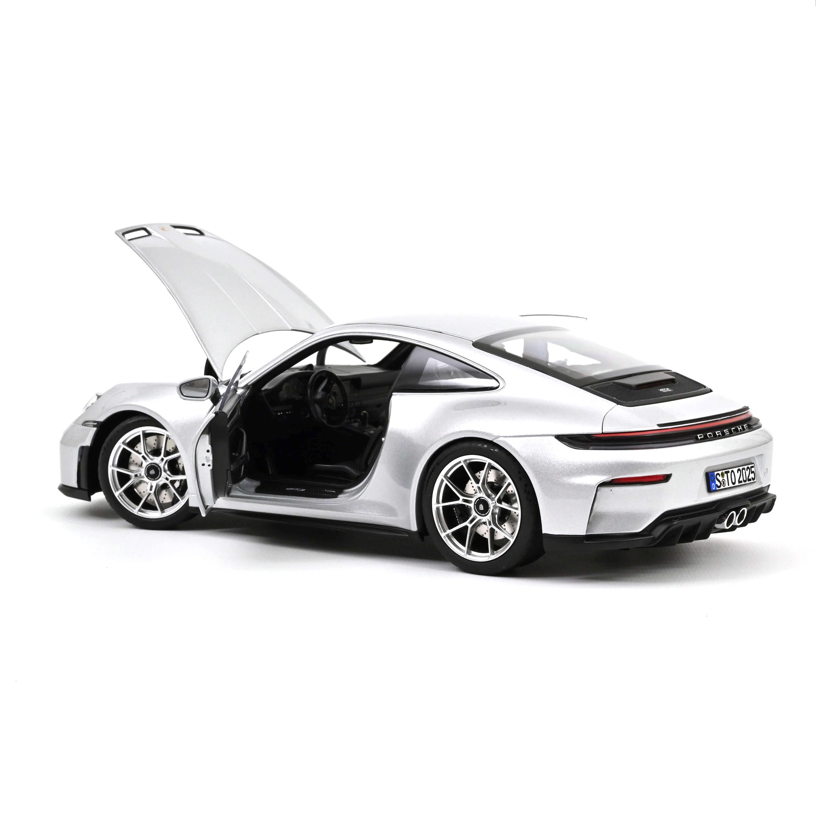 Porsche 911 GT3 with Touring Pack 2025 GT silver metallic 1:18 Norev
