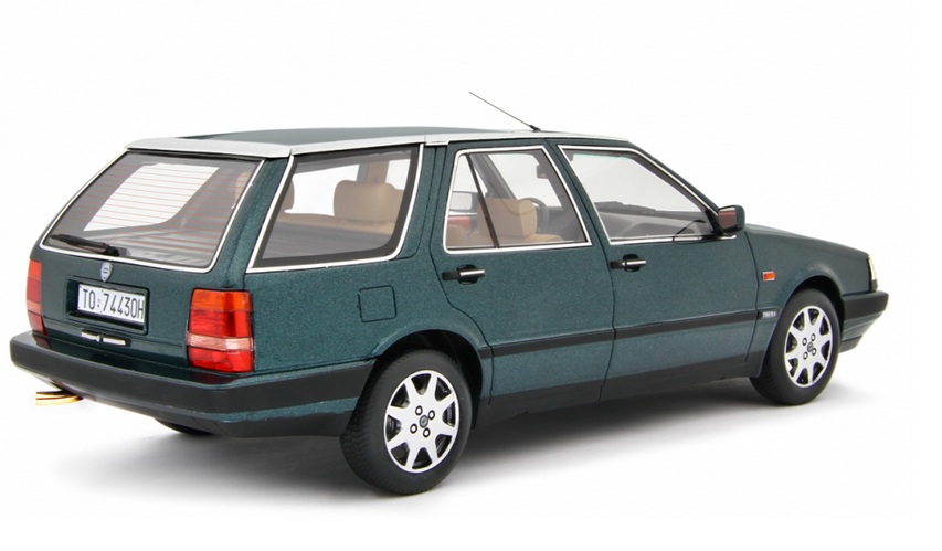 Lancia Thema Station Wagon T.D. 1988-92 green metallic 1:18 Laudoracing Model