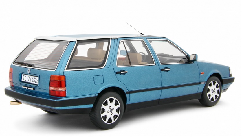 Lancia Thema Station Wagon T.D. 1988-92 blue metallic 1:18 Laudoracing Model