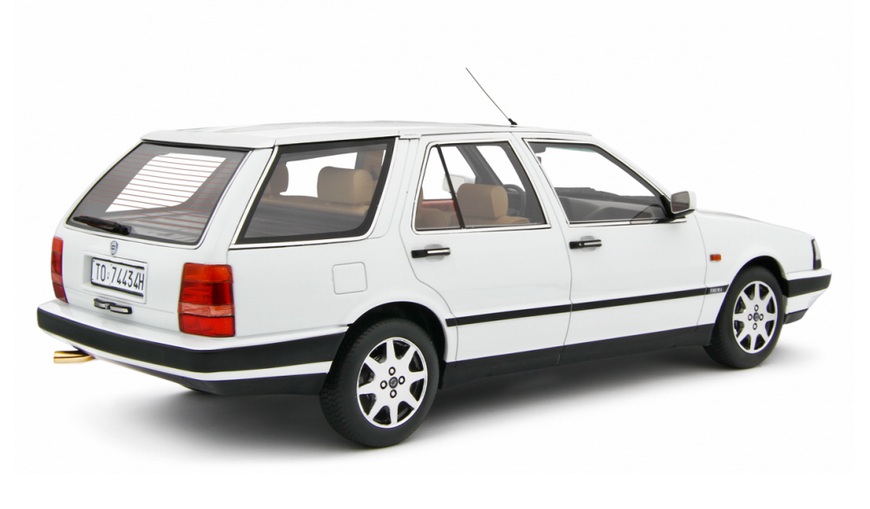 Lancia Thema Station Wagon T.D. 1988-92 white 1:18 Laudoracing Model