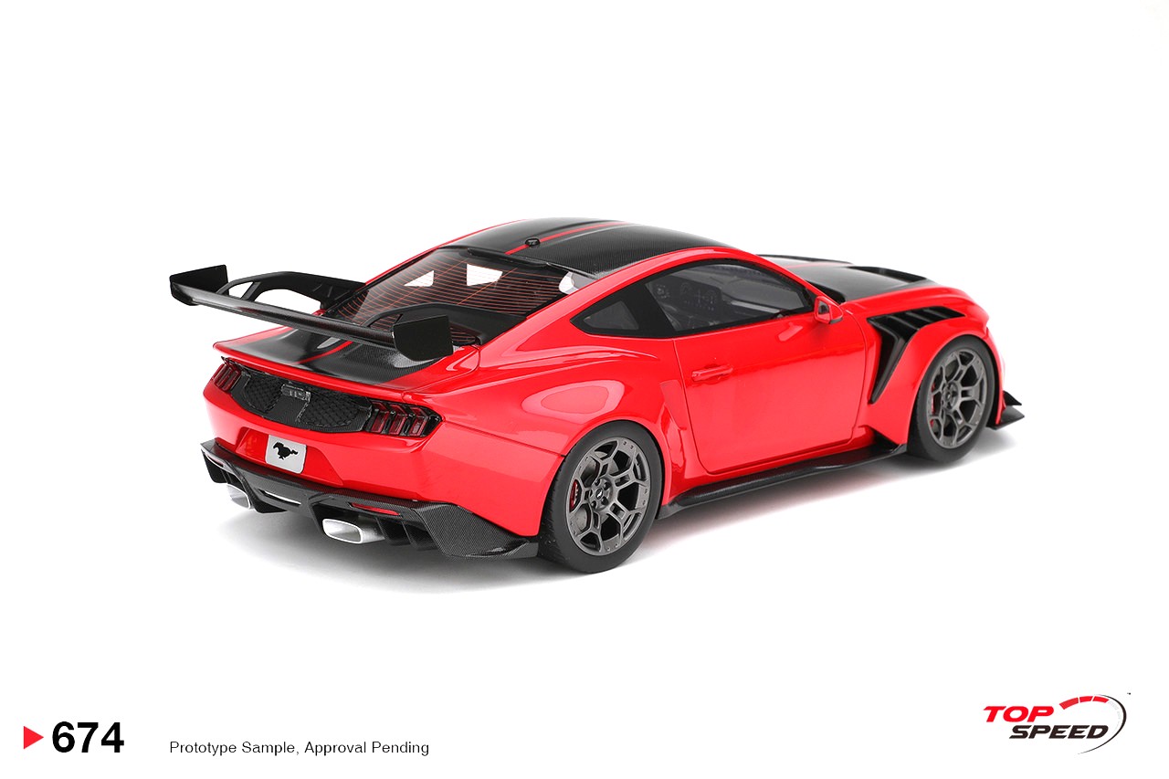 Ford Mustang GTD 2025 race red 1:18 TopSpeed Models 