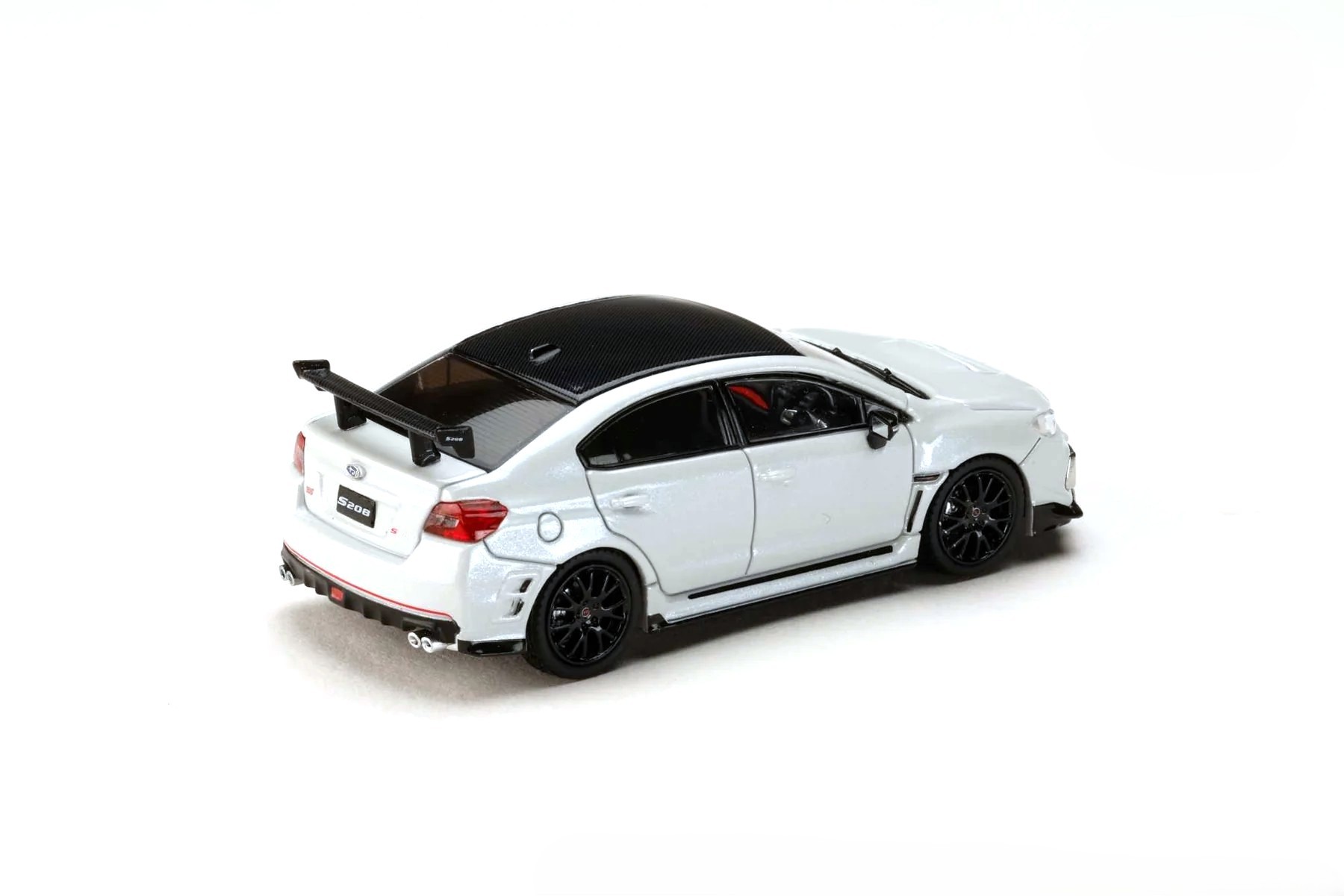 Subaru S208 NBR Challenge Package crystal white pearl 1:64 Hobby Japan