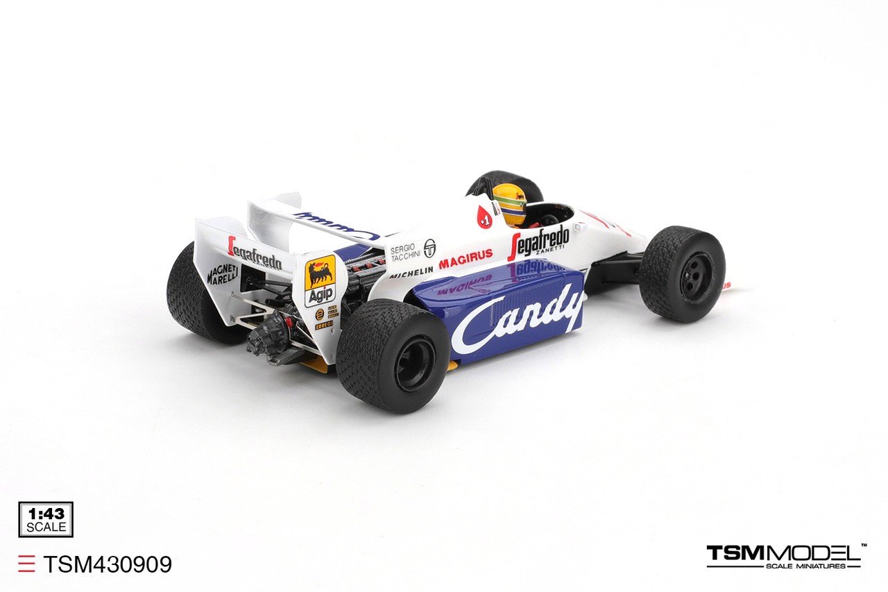 Toleman TG184 #19 A.Senna 2nd Monaco GP 1984 1:43 TSM Model
