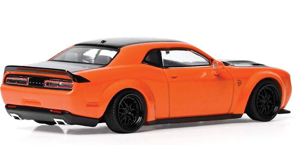 Dodge Challenger SRT Hellcat 2019 Go Mango 1:64 Ixo America