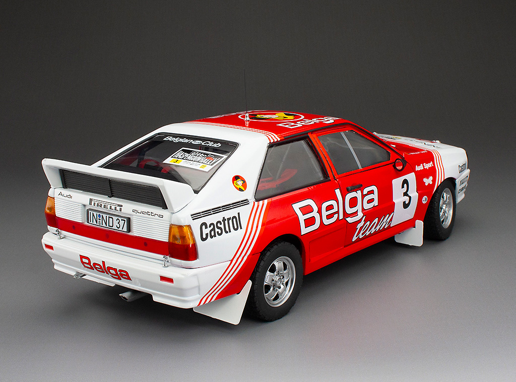 Audi Quattro A1 #3 M.Duez/W.Lux Winner Lotto Haspengouw Rally 1983 1:18 Sun Star