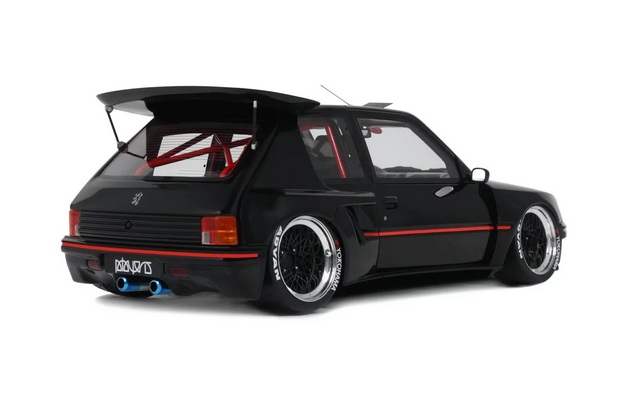 Peugeot 205 Khyzyl Saleem 2018 black 1:18 OttOmobile