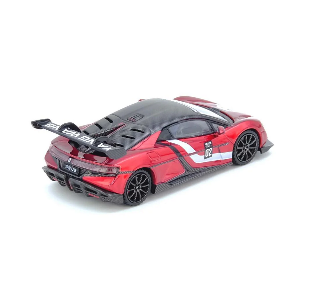 YangWang U9 Nurburgring Test Car *World Fastest EV Supercar* 2025 red/black 1:64 Inno Models