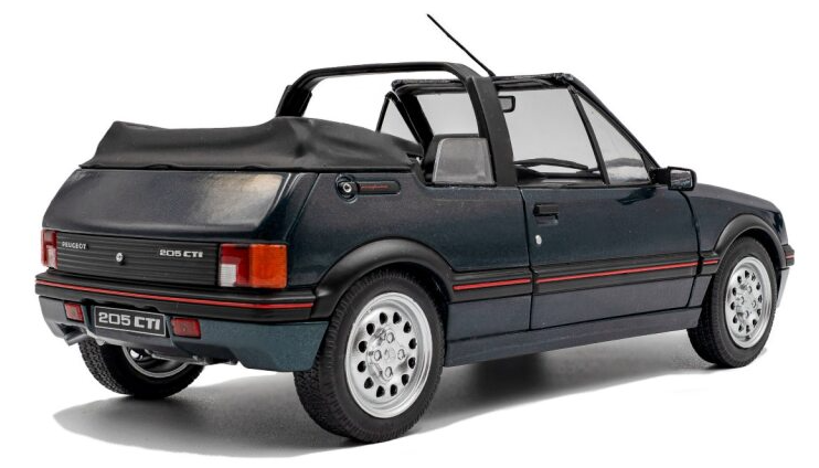Peugeot 205 CTI 1986 green metallic 1:18 Solido