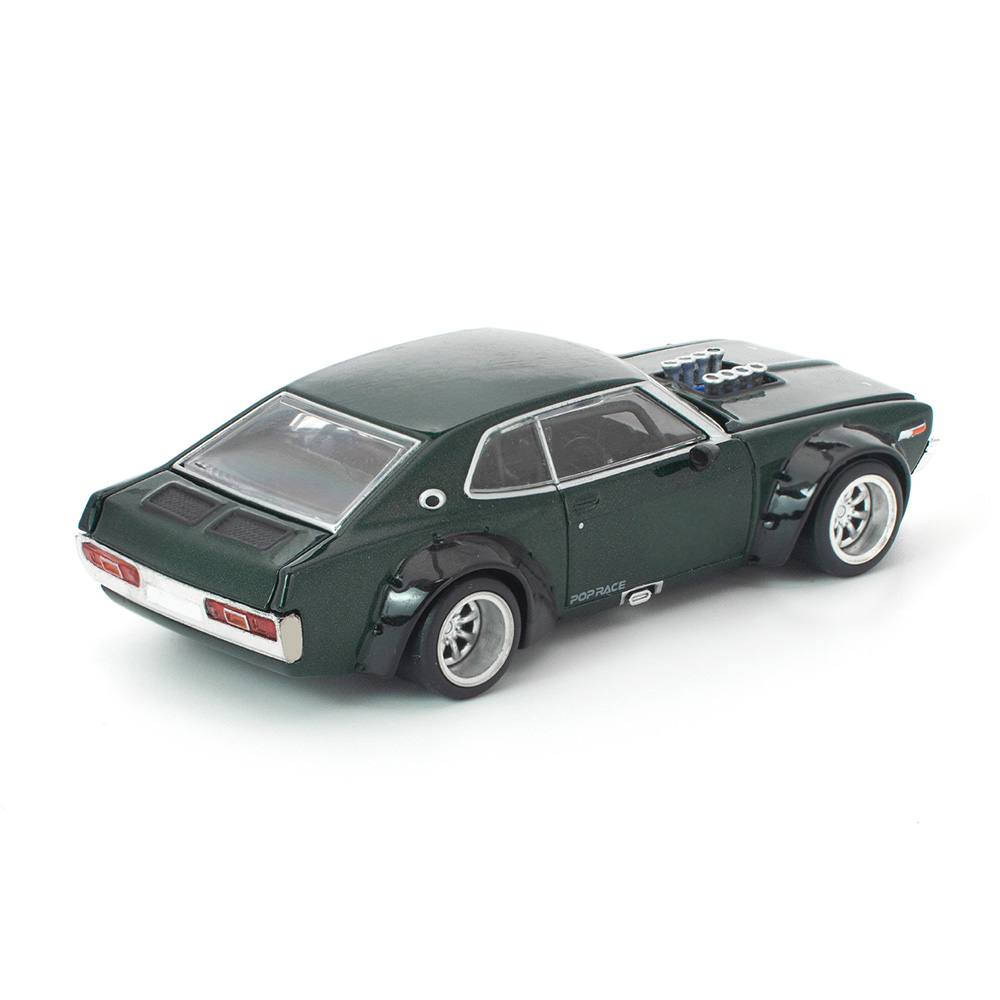 Nissan Laurel C130 1972 green 1:64 Pop Race Limited