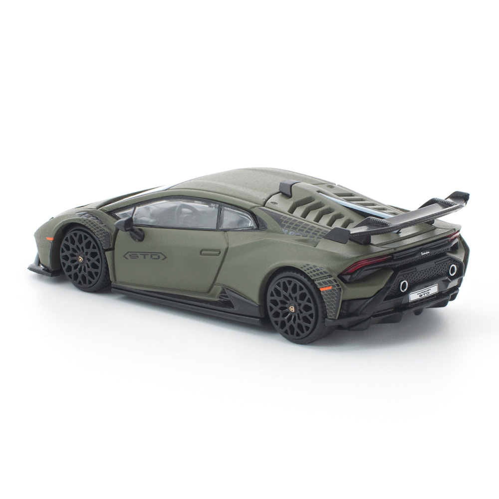 Lamborghini Huracan STO LP610-4 2023 verde turbine matt 1:64 Pop Race Limited