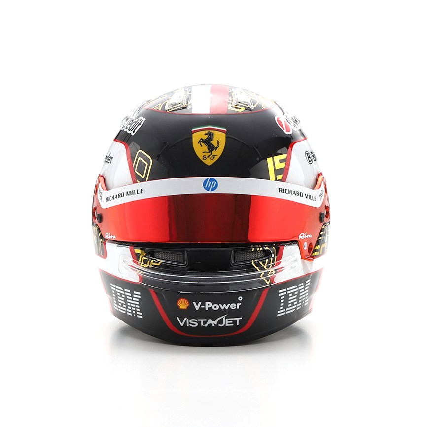 Helmet - Charles Leclerc - Ferrari HP Abu Dhabi GP 2025 1:5 Look Smart Models