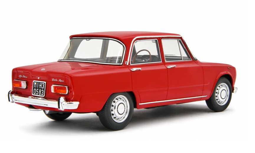 Alfa Romeo Giulia Super 1969 red 1:18 Laudoracing Model