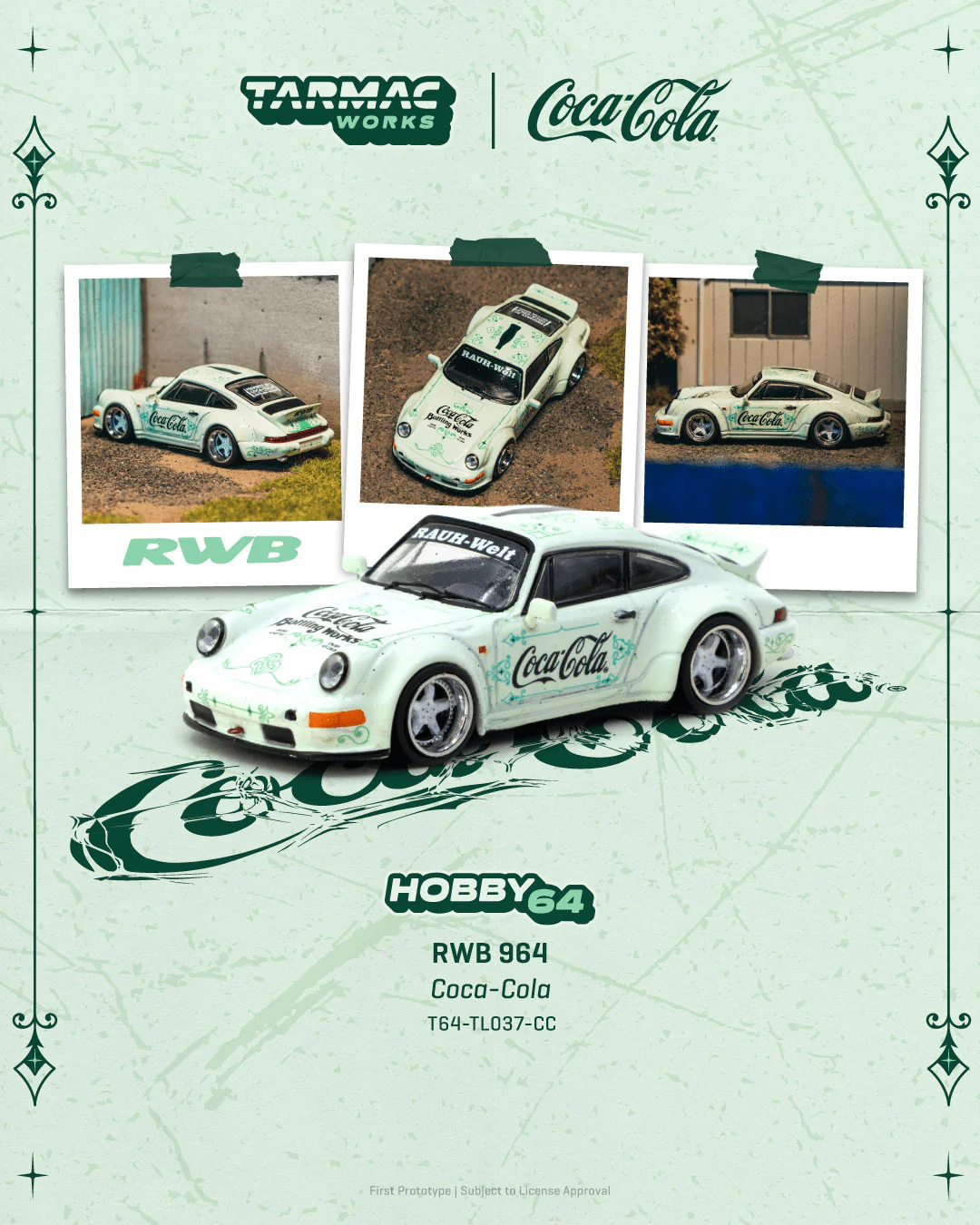 Porsche RWB 964 *Coca-Cola* 1:64 Tarmac