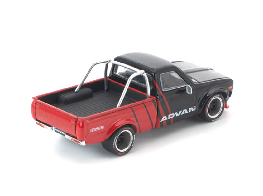 Datsun 620 PANDEM *Advan* red/black 1:64 Pop Race Limited