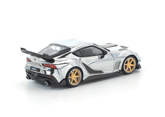 Toyota Darwin Pro WBK Supra A90 chrome 1:64 Pop Race Limited