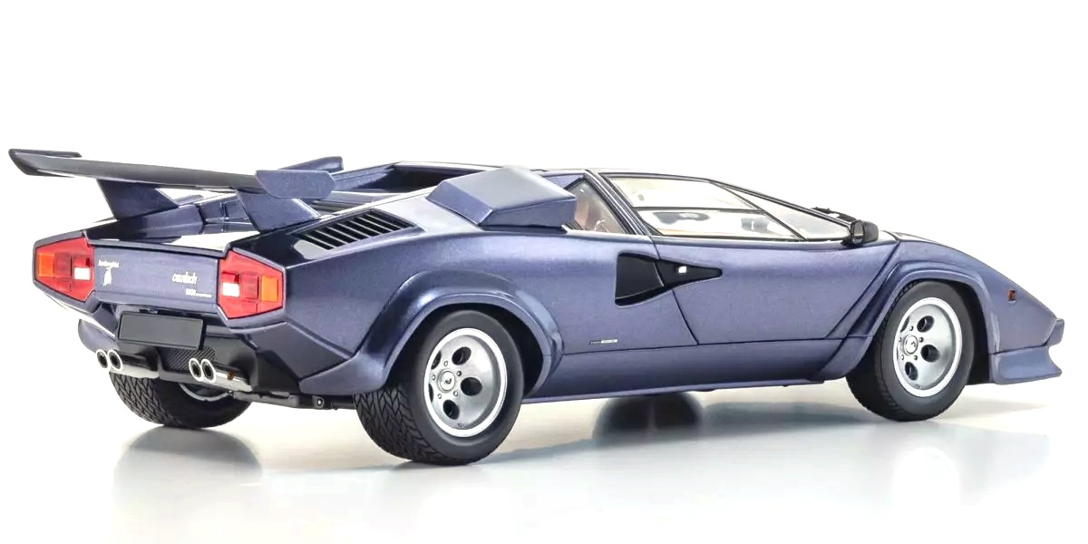Lamborghini Countach LP5000 Quattrovalvole 1982 blue metallic 1:18 Kyosho
