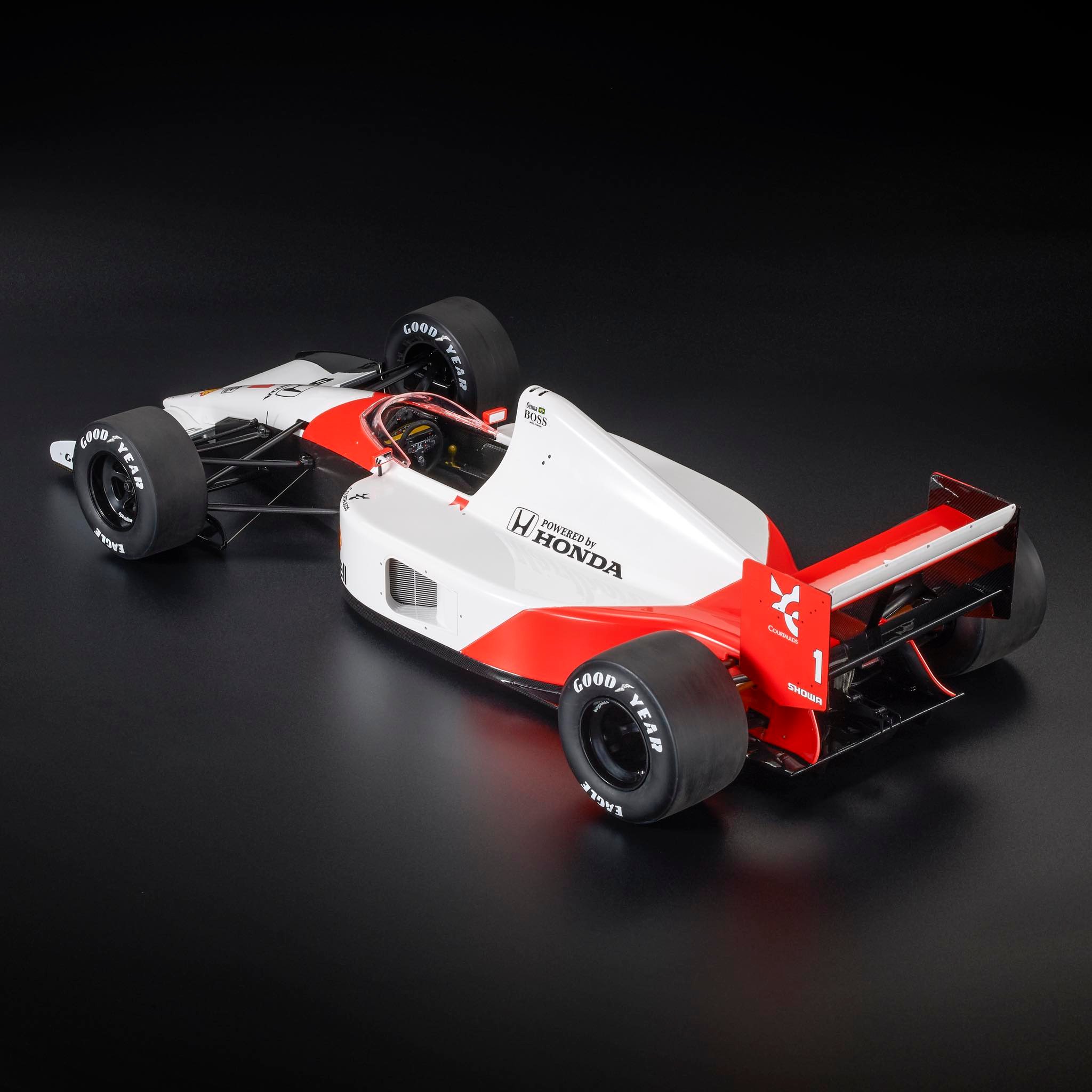 McLaren MP4/6 #1 A.Senna Pole Position and Winner Monaco GP 1991 1:12 GP Replicas