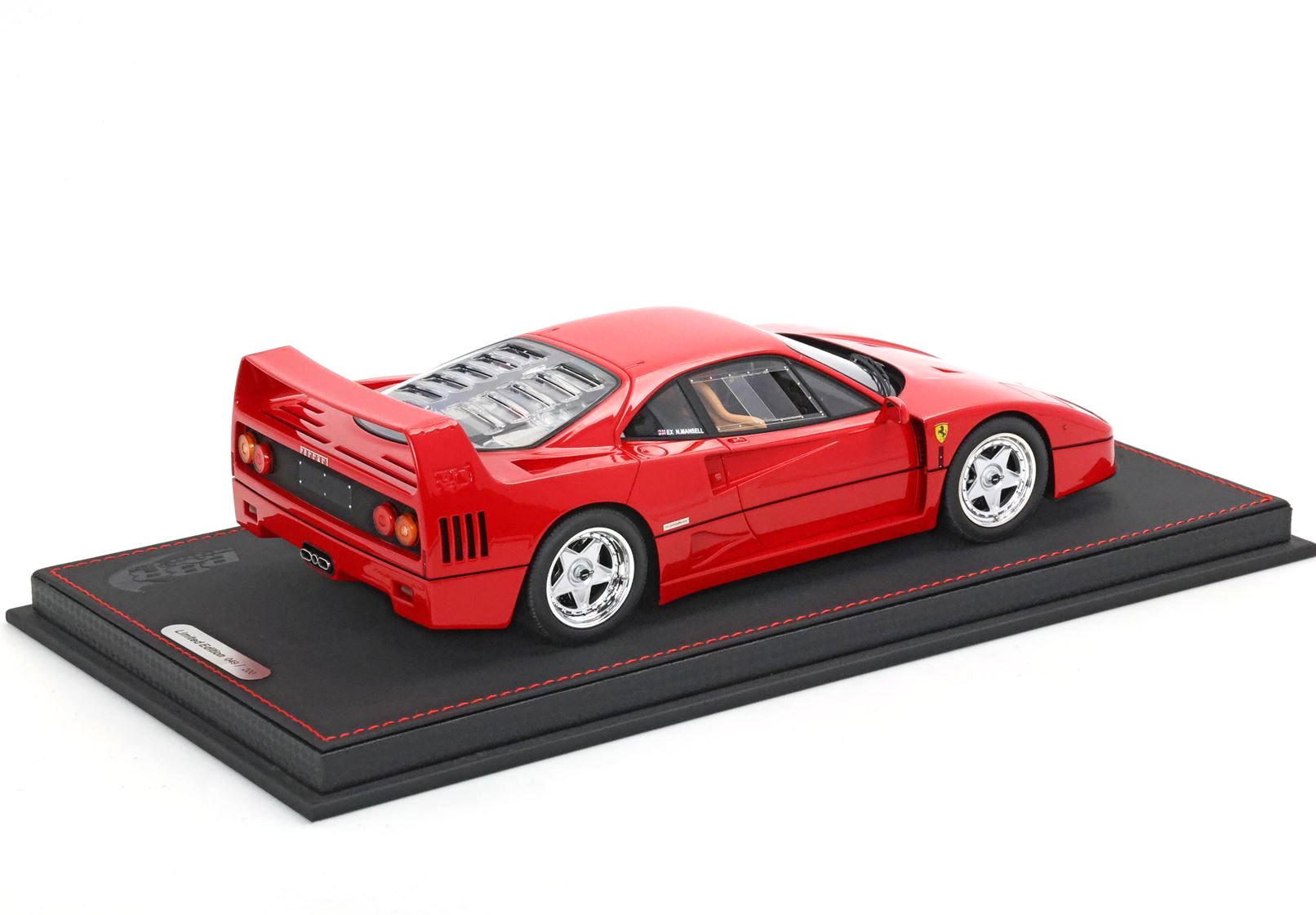Ferrari F40 Rosso Corsa Ex Nigel Mansell 1:18 B.B.R.