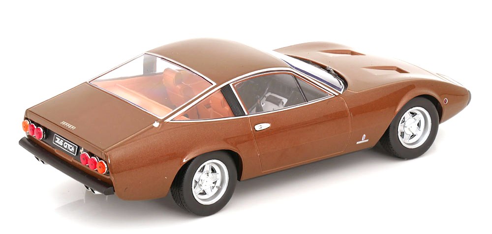 Ferrari 365 GTC4 1971 brown metallic 1:18 KK Scale