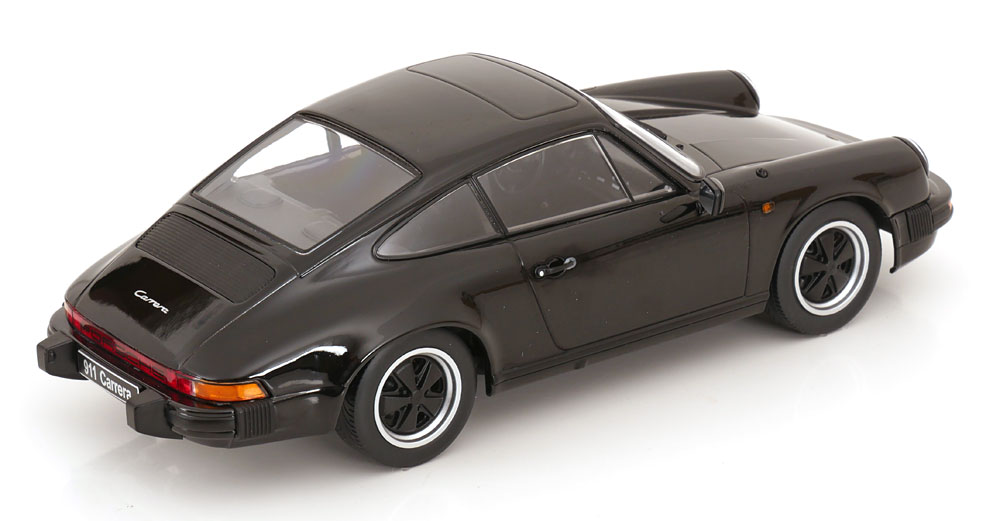 Porsche 911 Carrera Coupe 1983 black 1:18 KK Scale