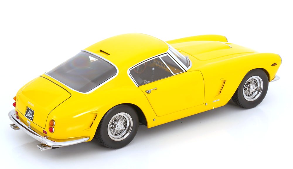 Ferrari 250 GT SWB Passo Corto 1961 yellow 1:12 KK Scale