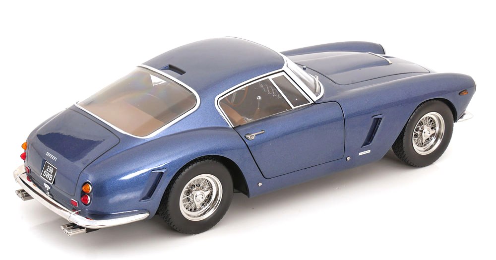 Ferrari 250 GT SWB Passo Corto 1961 blue metallic 1:12 KK Scale