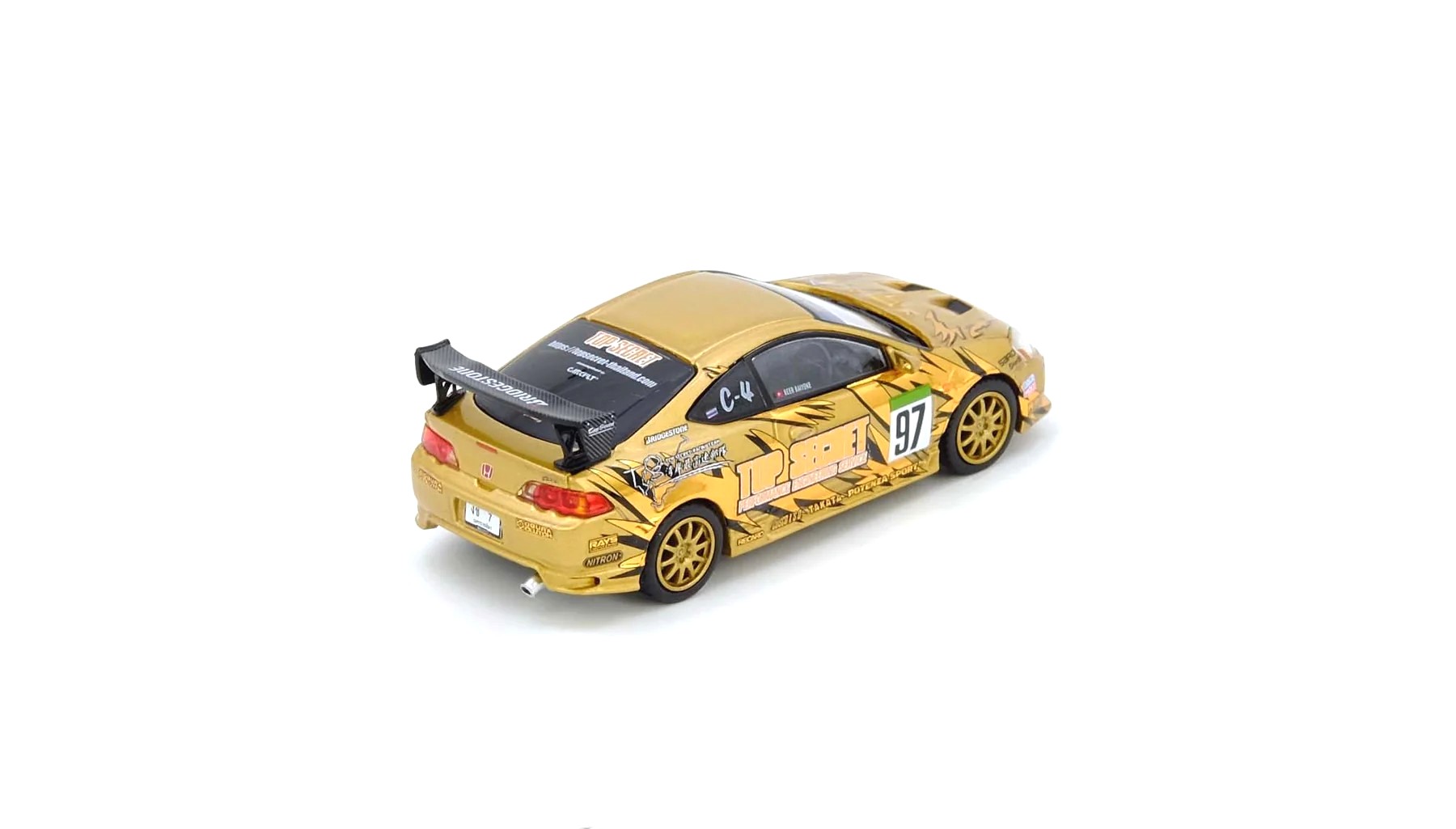 Honda Integra Type R (DC5) *TOP SECRET Thailand* 2025 gold 1:64 Inno Models
