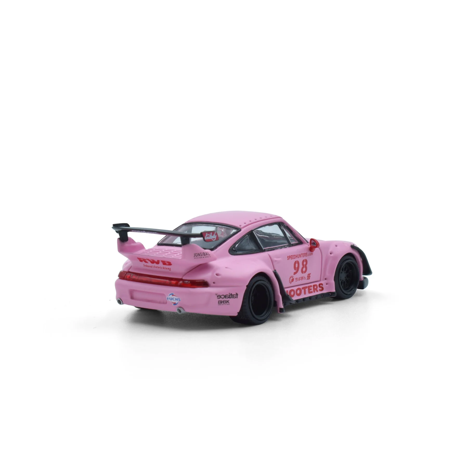 Porsche RWB 993 #98 *Hooters* matte pink 1:64 ModelModel