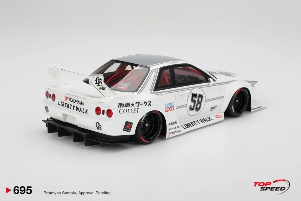 Nissan GTR R32 LB-Super Silhouette #58 Kaido Works TAS 2025 1:18 TopSpeed Models