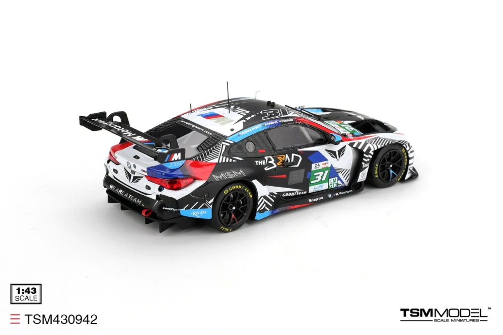 BMW M4 G82 GT3 EVO Team The Bend WRT #31 Boguslavskiy/Farfus/Shahin 24H Le Mans 2025 1:43 TSM Model