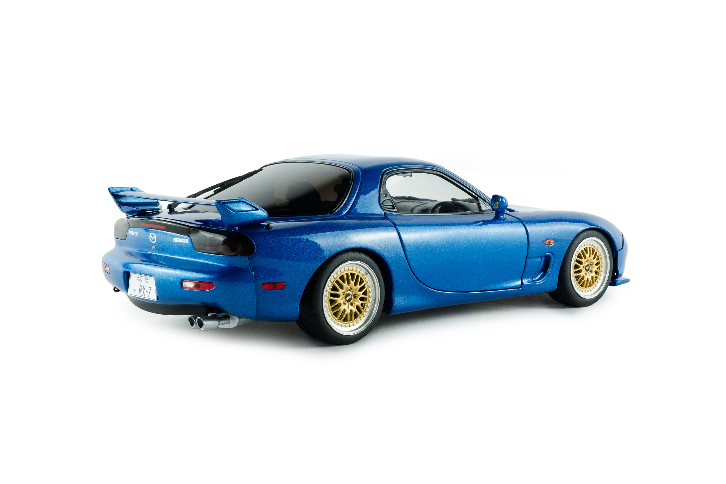 Mazda RX7 FD3S 1999 innocent blue mica 1:18 Solido