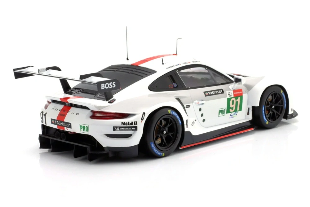 Porsche 911 991-2 RSR-19 Team Porsche GT #91 Bruni/Lietz/Makowiecki 24H Le Mans 2021 1:18 Ixo Models