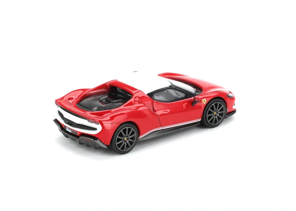 Ferrari 296 GTB Asseto Fiorano F2004 Tribute Livery 2024 red/white 1:64 B.B.R.