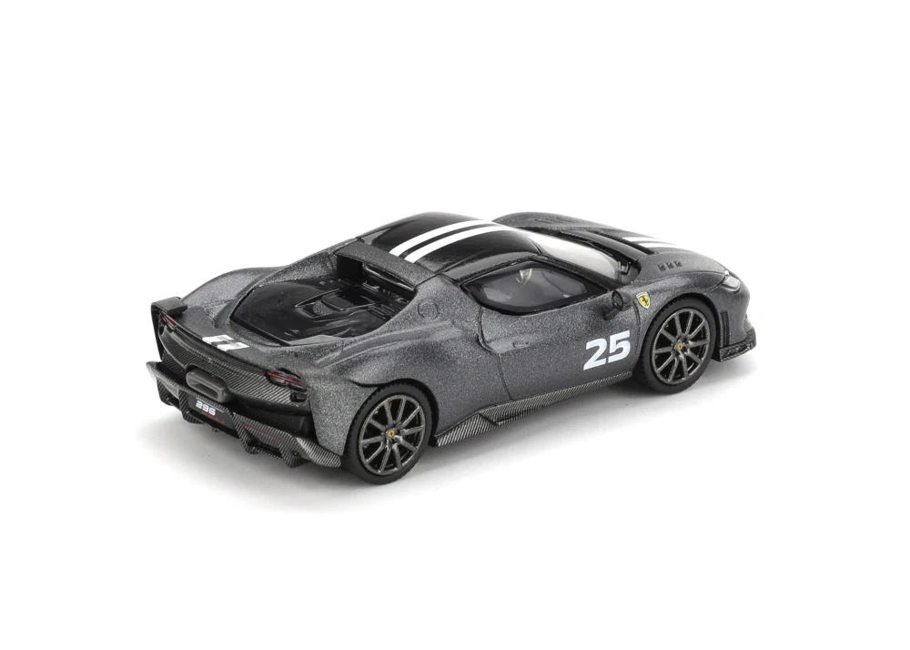 Ferrari 296 Speciale 2025 grigio silverstone opaco 2025 1:64 B.B.R.