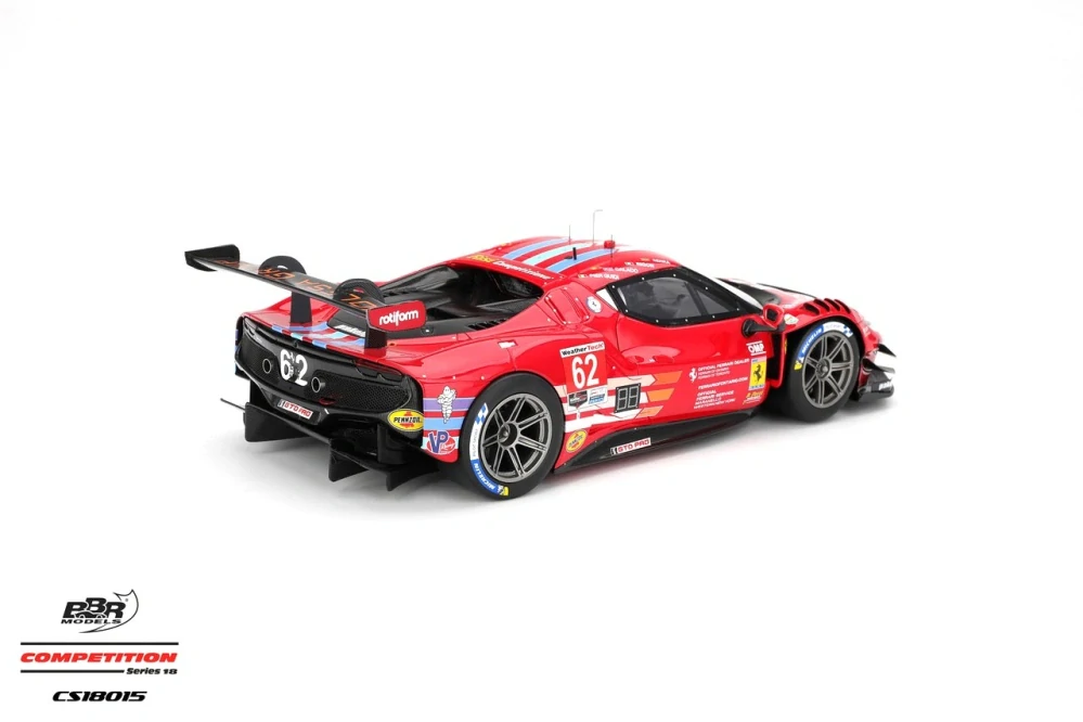 Ferrari 296 GT3 #62 A.P.Guidi/Calado/Rigon/Serra IMSA 24H Daytona 2024 1:18 B.B.R.