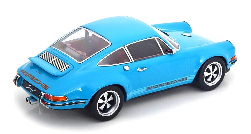Porsche 911 By Singer Coupe 2014 blue 1:18 KK Scale